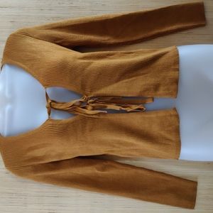 Tie front cardigan